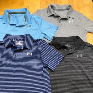 4 Boys Under Armour Polos